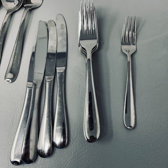 Gorham 18/10 Stainless Glossy Flatware‎ 22 Piece Lot - Picture 2 of 8